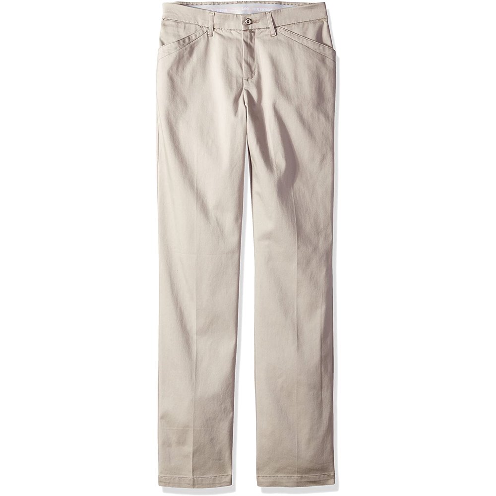 Lee Womens Total Freedom Pant Tall Khakis Straight Stretch 16