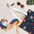 thumbnail image 5 of Canvas Bag Tote Bag Shopping Bag 16×15in Can Be Carried By Hand And Can Be Used For Daily Travel Such As Shopping And Going To Work Independence Day Theme Star (11), 5 of 8