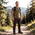 thumbnail image 2 of MeMoride Men's Waterproof Hiking Boots Outdoor Mid Trekking Lightweight Mountaineering Shoes, 2 of 7