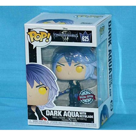 Funko POP Kingdom Hearts III Dark Aqua with Keyblade Limited Exclusive Figure