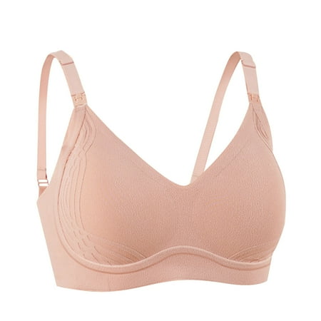 Lisbinx Bras for Women Full Coverage Woman s Printing Gathered Together Large Size Daily Bra Underwear No Rims Todays Daily Deals