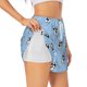 thumbnail image 1 of Balery French Bulldog Puppy Pantalones cortos deportivos para mujer con forro y dos bolsillos, elásticos, para entrenamiento, gimnasio, yoga-XX-Large, 1 of 7