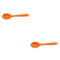 thumbnail image 1 of Kearding Cuchara de silicona, herramientas profesionales de cocina de mango largo, vajilla para el hogar, cuchara de sopa Flexible resistente al Naranja 2Conjunto, 1 of 6