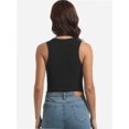 thumbnail image 3 of Women Tank Tops Summer Sleeveless Basic Cami Top Shirt Slim Racerback Blouses, 3 of 7