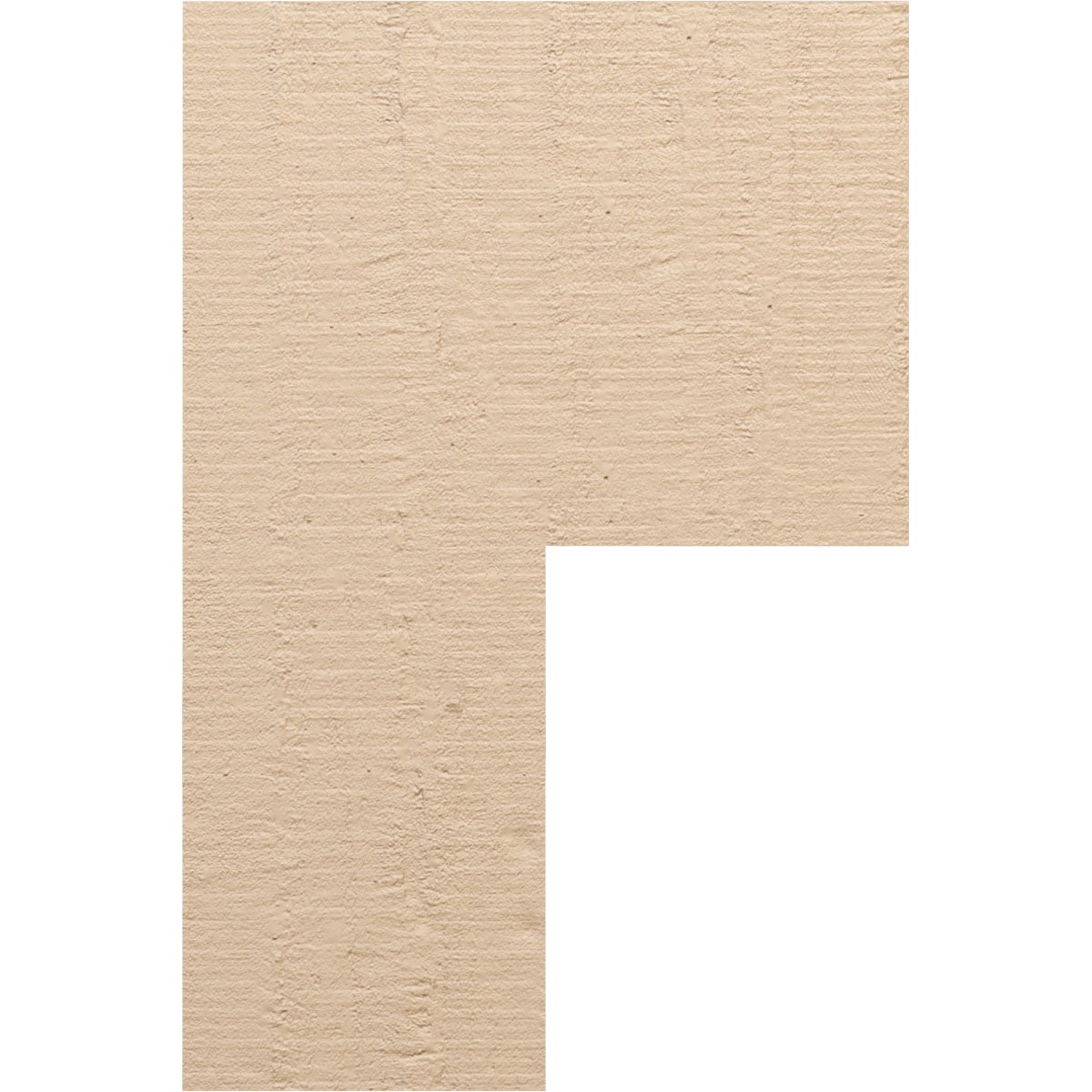 12"W x 24"D x 36"H Classic Chapel Hill Rough Cedar Woodgrain TimberThane Corbel, Primed Tan
