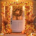 thumbnail image 4 of Fall Decorations Maple Leaf Lights Garland Battery Operated, 40LED Waterproof Autumn Leaf String Lights for Thanksgiving Halloween Indoor Outdoor Home Decor (1 Pack, 20Ft 40LED), 4 of 4