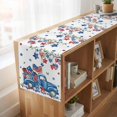 thumbnail image 6 of Table Runners 90 Inches Long Dress Scarves, Independence Day Farmhouse Coffee/Dining/Kitchen Table Runner for Living Room, Farmhouse American Flag Truck Star Love 13x90 Inch, 6 of 9
