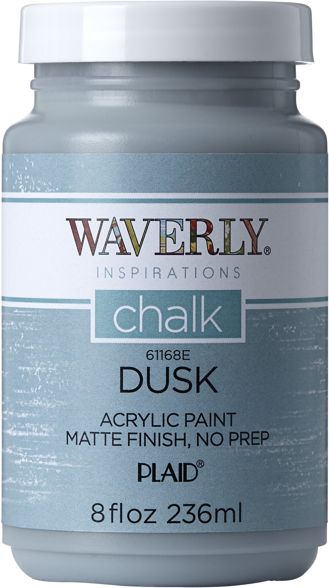 Waverly Inspirations Acrylic Ultra Matte Chalk Paint, Dusk, 8 fl oz