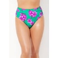 thumbnail image 4 of Swimsuits for All Women's Side Shirred High Waist Swim Brief, 4 of 5