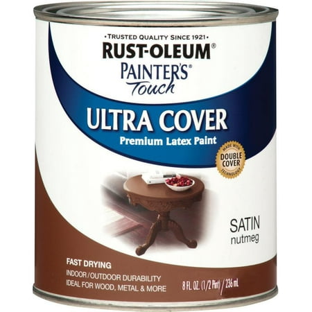 - PAINT ACRY SATIN NUTMEG 1/2PT