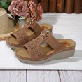 thumbnail image 6 of Mostsola Womens Orthopedic Sandals Comfort Slip on Walking Shoes Hollow out Bohemian Slides, 6 of 9