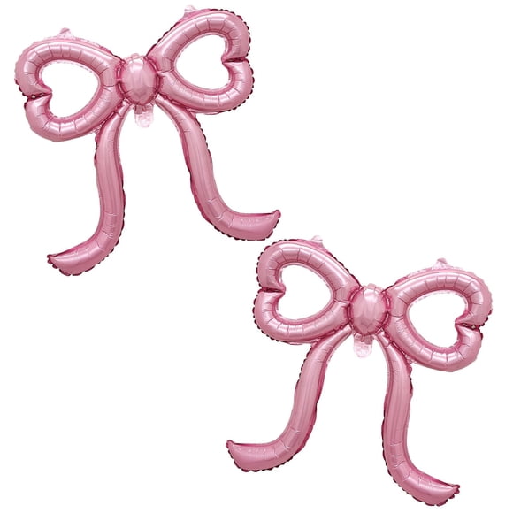 Globos de Moño Elaliyi 2 Pzs Rosa 53 cm Decoración para Fiesta