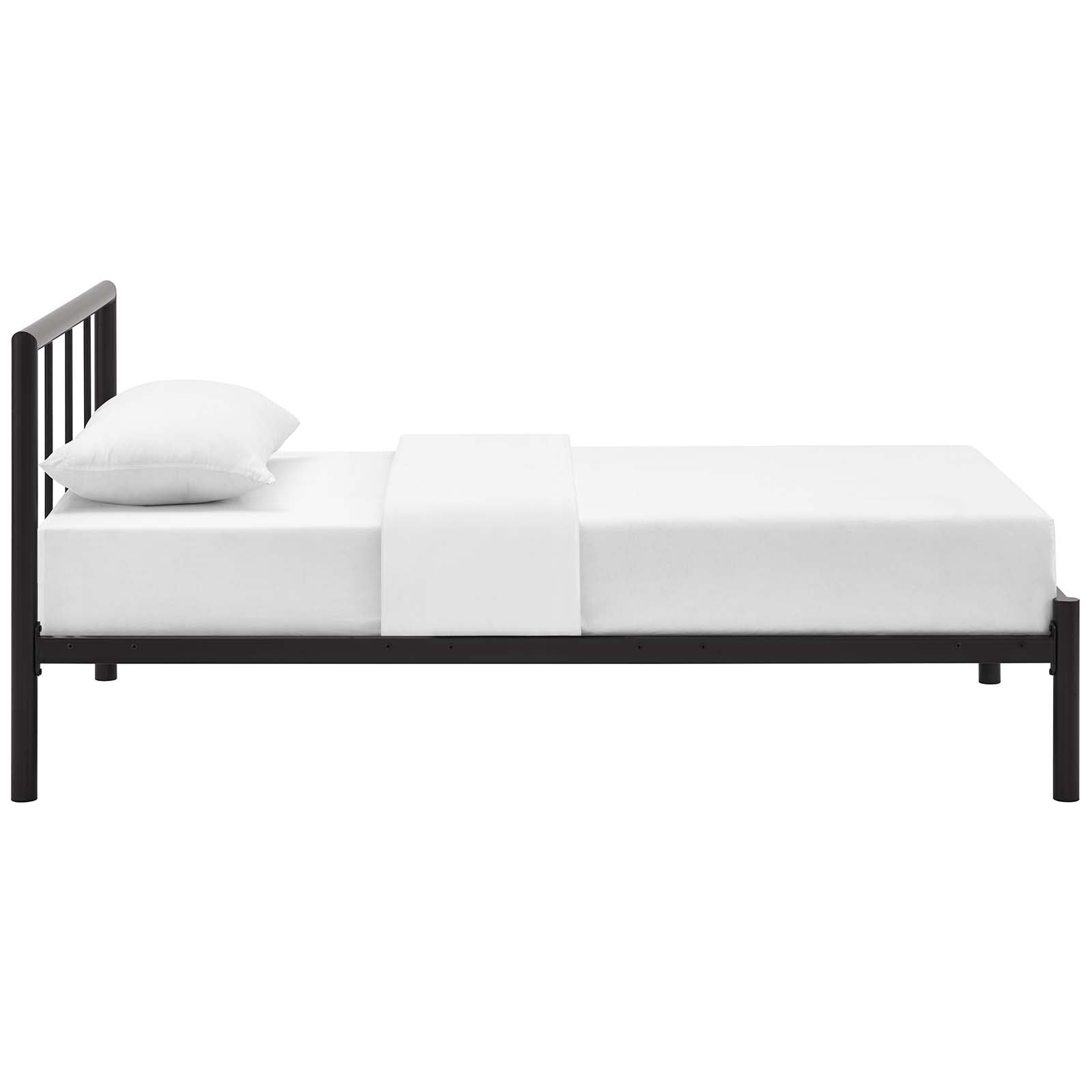 Gwen Twin Bed Frame - Brown
