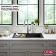 thumbnail image 3 of Delta 75A933-30S-BL Everest 30” Workstation Kitchen Sink Top Mount Drop-In Granite, 3 of 7