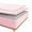 Baby Pink, variant on Zip On Fitted SheetS Twin Size(39X75) - Includes 1 Bottom Fitted Base + 2 Zip Sheets - Fit's 8” In Deep Pocket - Zip Sheets Easy to Change - 600 TC Cotton Fitted Sheet - Silver Grey Color