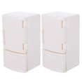 thumbnail image 1 of 2pcs Mini Refrigerator Model Scene Decoration Furniture Ornament for Mini House, 1 of 8