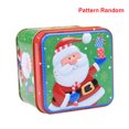 thumbnail image 3 of Aosijia Christmas Tin Gift Box Metal Candy Box Square Candy Storage Containers with Lids for Holiday Xmas Supplies 5Pcs Pattern Random, 3 of 8