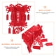 thumbnail image 3 of AURARMLET 2Ud Colgante De Estilo Para Interior Y Exterior Roja, 3 of 6