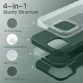 thumbnail image 3 of CRKMGS-Silicone Case for iPhone 13 mini 5.4-Inch, Silky-Soft Touch Full-Body Protective Phone Case, Shockproof Cover with Microfiber Lining (Midnight Green), 3 of 4