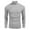 Gray, variant on QTBIUQ Sweater Men Casual Solid Thickened Knit Pullover Long Sleeve Turtleneck Sweater Beige