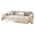 thumbnail image 2 of YAOMOBB Dust-proof Sofa Cover Modern Geometric Sofa Cover with Fringed Soft Flannel Universal Three Seater Couch Slipcover, 2 of 6
