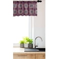 thumbnail image 3 of Ambesonne Ethnic Window Valance, Flower Pattern with Oriental Elements Culture Motifs Arrangement, Curtain Valance for Kitchen Bedroom Decor with Rod Pocket, 54" X 12", Multicolor, 3 of 3
