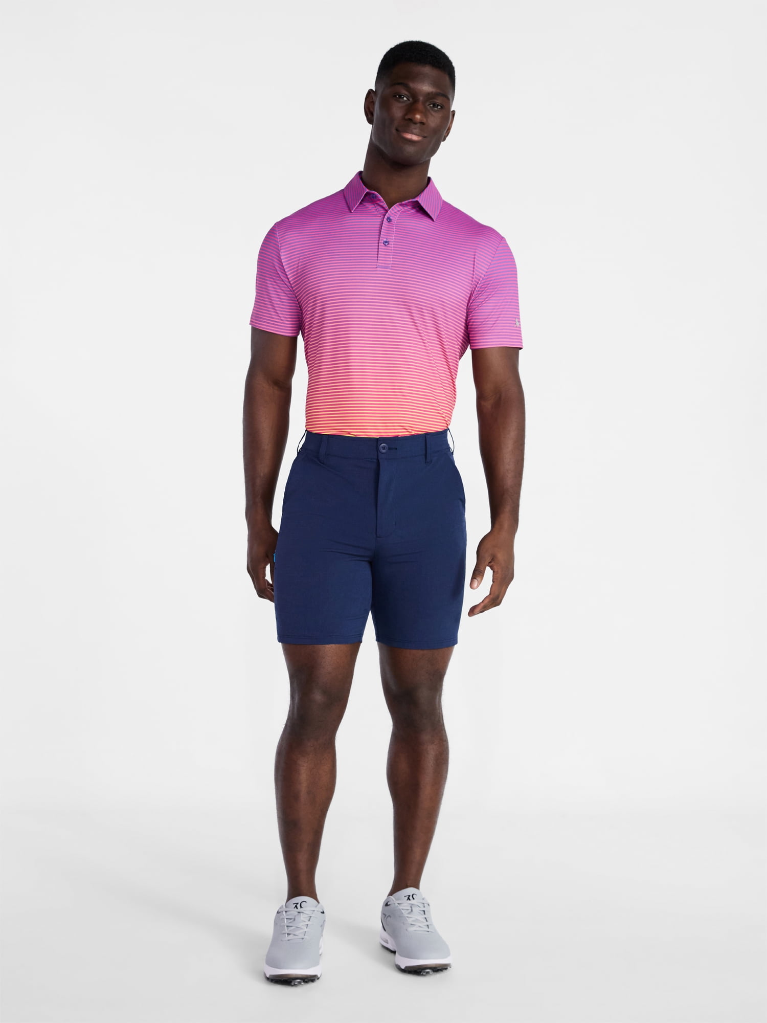 Birdie Bound Men's & Big Men's Dice 7" Inseam Performance Golf Shorts, Sizes 28-48