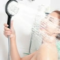 thumbnail image 5 of High-Pressure Handheld Showerhead | 3 Spray Modes | ABS Material | Black/Silver | 10.24x4.72 in | Ideal for Elderly & Kids | Home, Gym, Hotel Use | Easy Install | Multifunctional Shower, 5 of 6