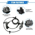 thumbnail image 4 of Unique Bargains ABS Wheel Speed Sensor for Chevrolet Colorado 2004-2009 Front Left Driver Side ABS Sensor No.15176997, 4 of 7