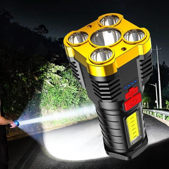 Five Core Flash Searchlight 3 Modes Bright Handheld Light Rechargeable