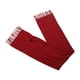 thumbnail image 5 of Bufanda con calefacción USB Color liso Borla Decoración Bolsillo Bufanda de cuello con calefacción electrónica para invierno Rojo, 5 of 5
