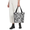 thumbnail image 5 of Rocae Yin Yang With Black And White for Shoulder Bags for Women Tote Bag for Women with Zipper Closure, 5 of 6