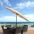 thumbnail image 6 of Vineego Beige Market Patio Umbrella, Waterproof, Fade Resistant, 6 of 8