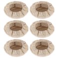 thumbnail image 4 of Bewildely 6 uds. Cesta de fermentación de pan, cubierta de para panadería casera, cesta trenzada clasificada, tela de lino y algodón de Herramientas y accesorios para hornear 9 pulgadas, 4 of 6