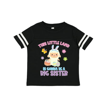 

Inktastic Easter This Little Lamb is Gonna Be a Big Sister Gift Toddler Toddler Girl T-Shirt