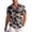 Black & Khaki - Leaves, variant on COOFANDY Men's Floral Hawaiian Button Down - Short Sleeve Tropical Summer Beach Shirt