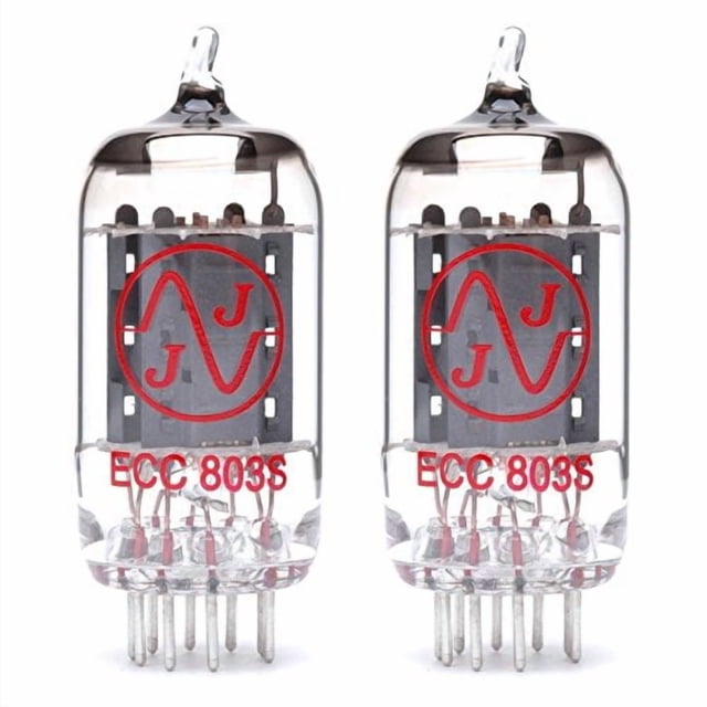 Paire de Tubes à Vide Préampli JJ ECC803s / Hi-Performance 12AX7