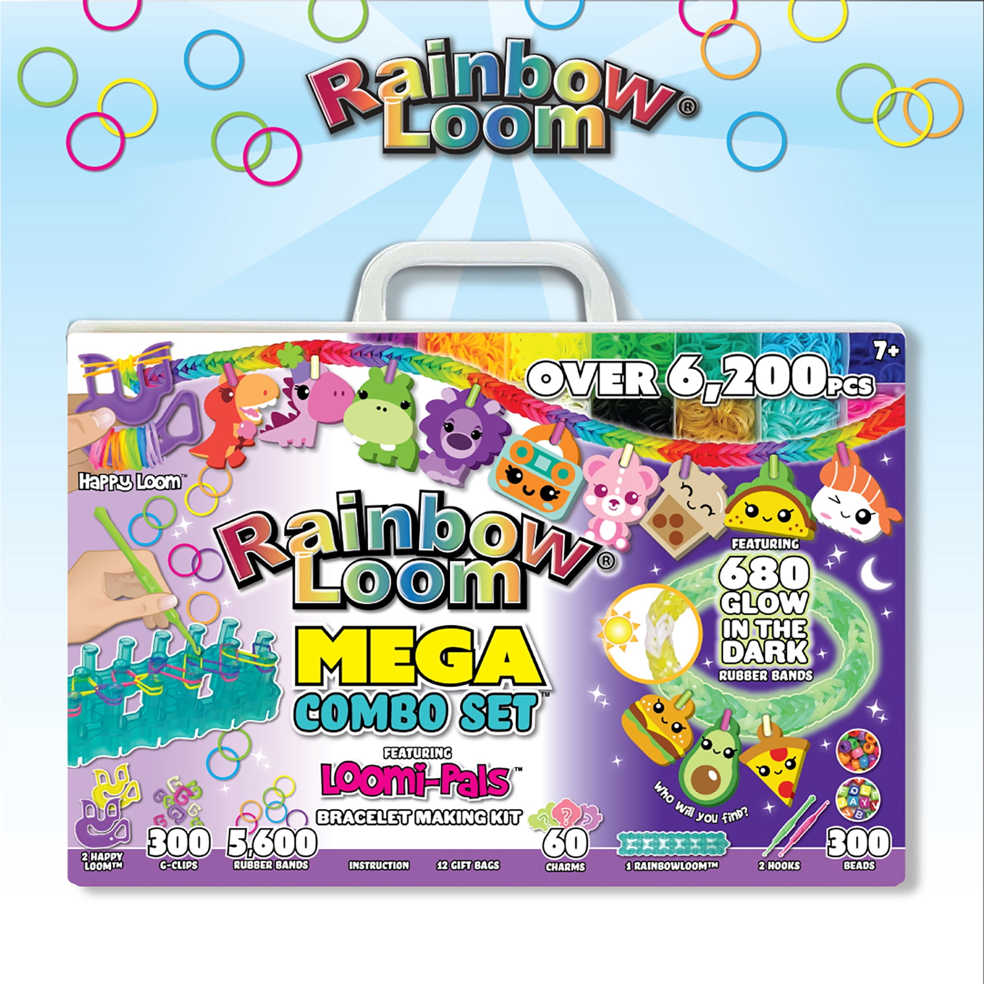 Rainbow Loom Loomi-Pals Glow in the Dark Mega Combo Set, for Boys & Girls Ages 7+
