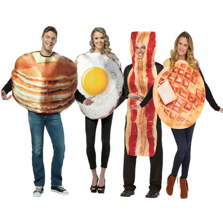 Breakfast Costumes Set - Bacon, Eggs, Pancake,