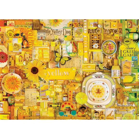 Jigsaw Puzzle 1000 Pieces 26.625"X19.25"-Rainbow Project - Yellow