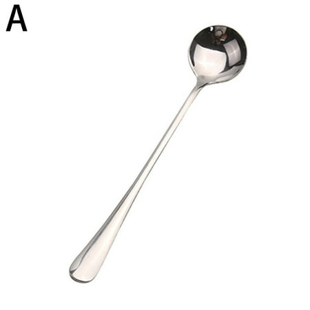 

1pc Long Handle Spoon Stainless Steel Stirring Mixing Coffee Ice Cream Tea M3V8