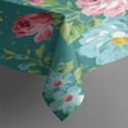 thumbnail image 3 of Pioneer Flower Floral Print Pattern Rectangle Tablecloth 60"x84",Waterproof Polyester Rectangle Table Cloth, Wipeable Spillproof Polyester Tablecloth for Dining, Camping, Indoor and Outdoor, 3 of 5