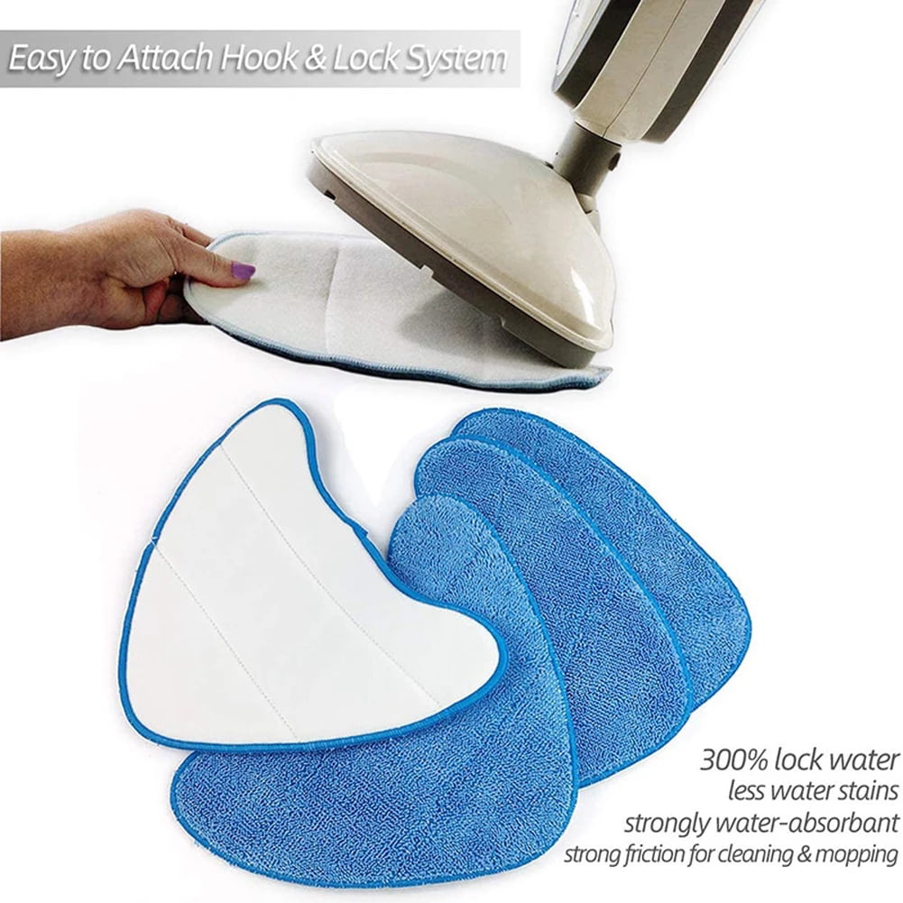To fit VAX Bare Floor Pro S2S S3S S7 S86-SF-C Steam Washable Mop Cloth Pad 2 pk 