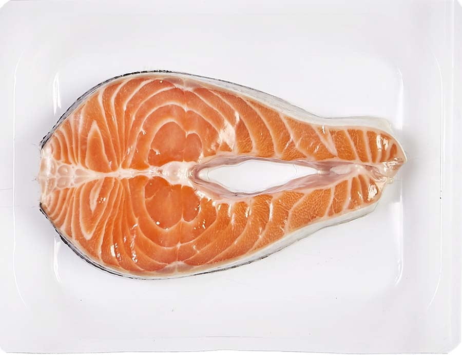 Fresh Atlantic Salmon Steaks Bone In