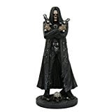 Grim Reaper Assassin With Guns Revolvers Skeleton Death Fantasy Horror Collectible Figurine 10 Inch