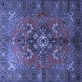 thumbnail image 1 of Ahgly Company Indoor Square Persian Blue Traditional Area Rugs, 7' Square, 1 of 4