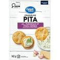 thumbnail image 1 of Great Value Naturally Flavoured Garlic Parmesan & Herb Pita Crackers, 1 of 5