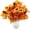 Sunflower Pumpkin, variant on 4PCS Fall Decor Maple Leaves Stems Artificial Leaves Silk Maple Leaves Fall Bouquet for Autumn Indoor Outdoor Home Kitchen Fall Floral Arrangements Thanksgiving Decorations Decor Outside Indoor Decor