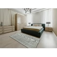 thumbnail image 4 of Ahgly Company Indoor Rectangle Traditional Pale Silver Gray Persian Area Rugs, 7' x 9', 4 of 6