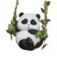 thumbnail image 5 of Bonita estatua colgante de hada para jardín, estatua creativa para exteriores. Panda, 5 of 9